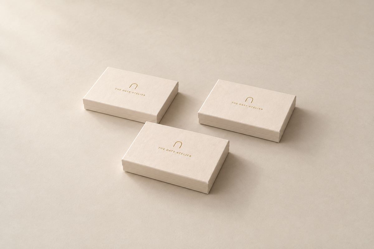 The Date Atelier gifts prepared for a private commission